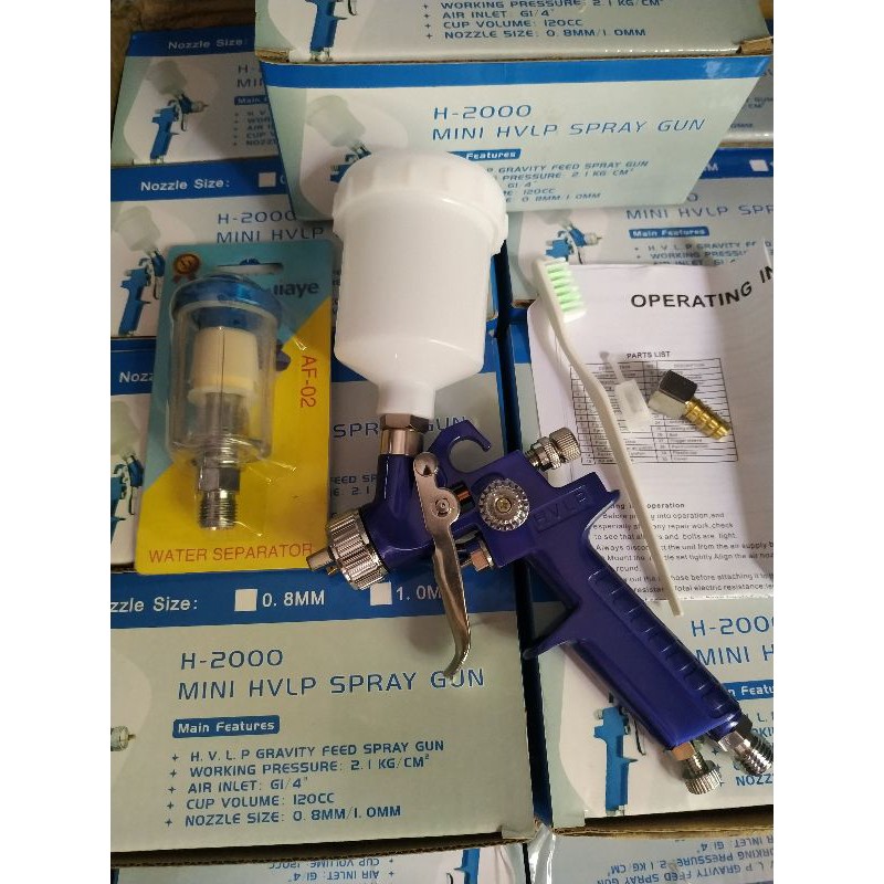 spraygun hvlp bonus air filter