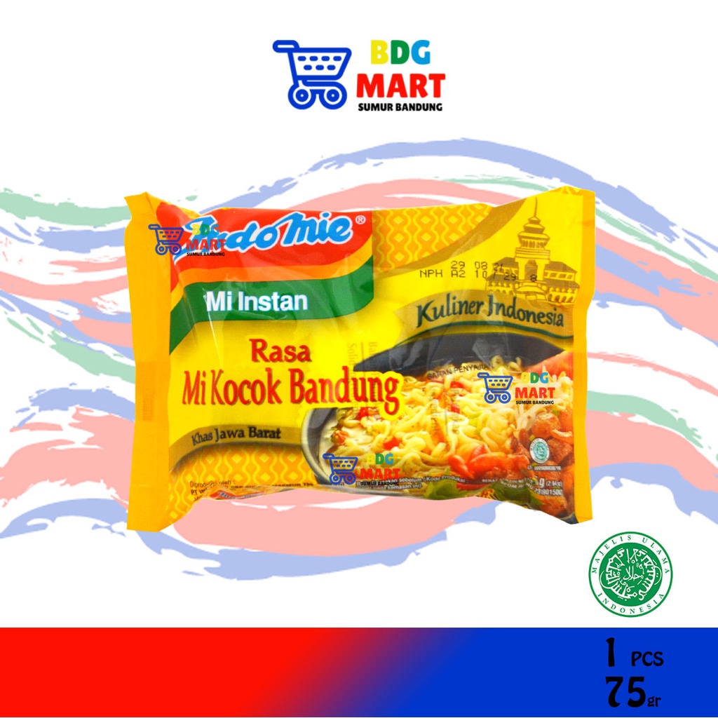 

ECERAN Indomie Kuliner Mi Kocok Bandung Mie Instan Kuah Dengan Bumbu Mi Kocok Yang Lengkap - 75gr