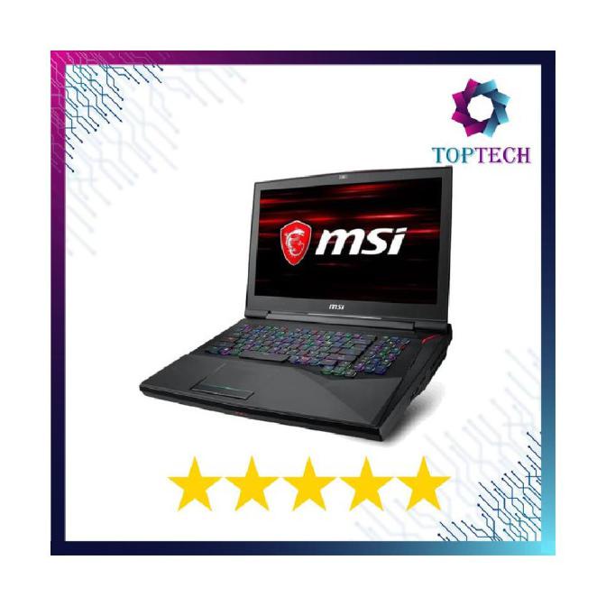 HARGA MURAH Laptop Gaming MSI GT75 8SG 052ID - RTX2080 8GB i7 8750H 32GB 1TB 512GB