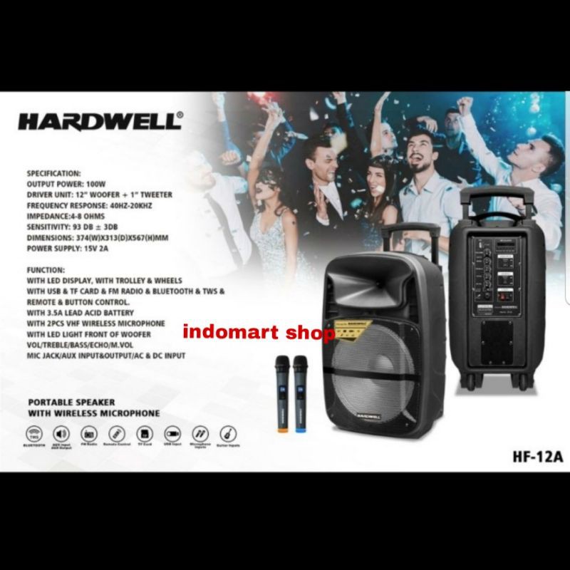Portable Speaker Meeting HARDWELL HF 12A ( ORIGINAL )
