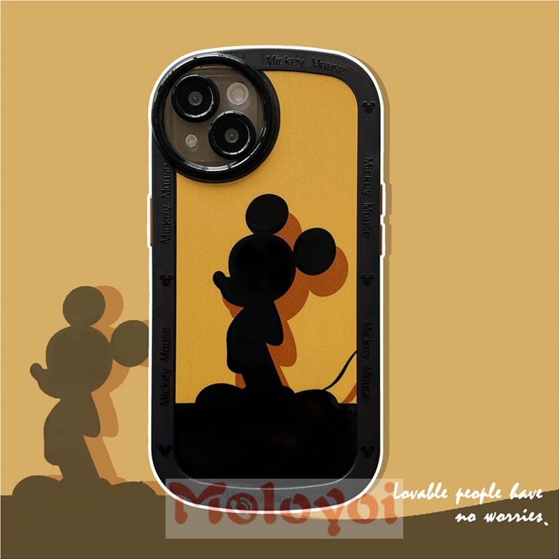 Soft Case Silikon Motif Mickey Mouse Untuk IPhone 11 13 12 Pro MAX 7 8 Plus XR X 6 6S Plus XS MAX SE 2020