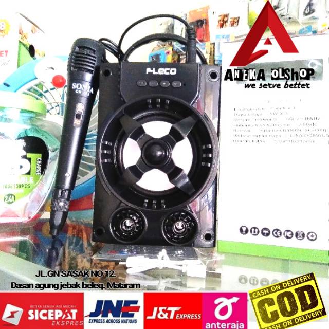 SPEAKER FLECO PLUS MIC KARAOKE BLUETOOTH