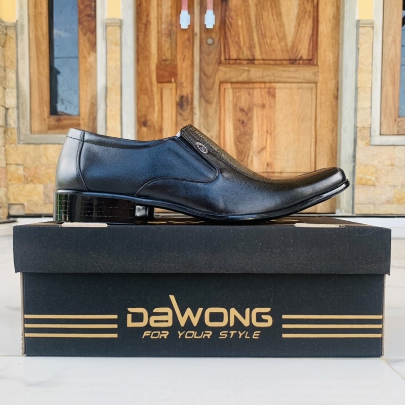 DAWONG - Sepatu Pantofel Pria MU 07 HITAM