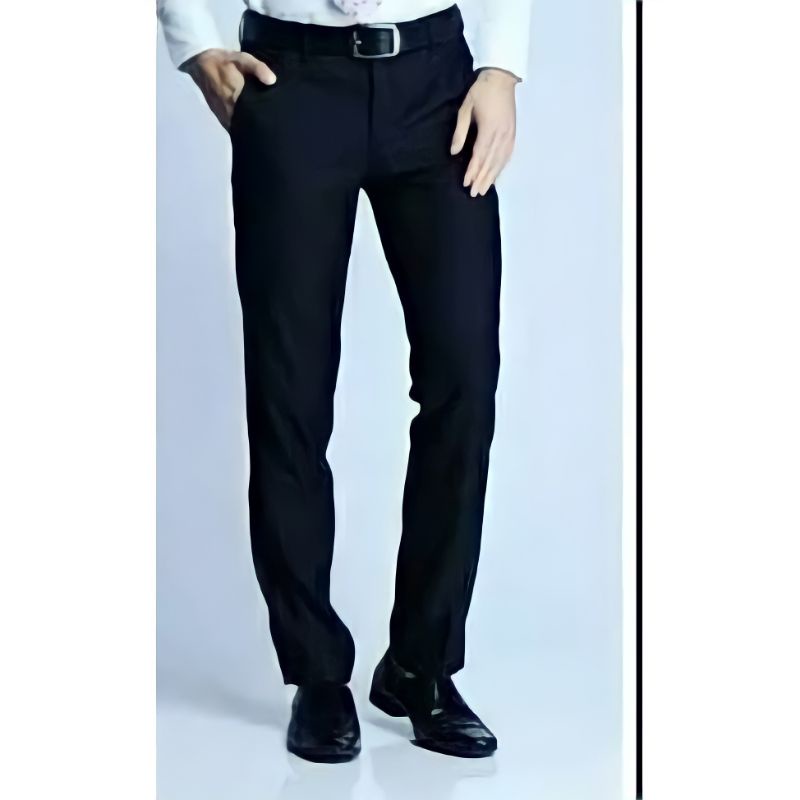 Celana Kerja Kantor Formal STRETCH 5cm SLIMFIT Dan REGULER Bahan Melar 5cm Pria Bahan Semiwol HITAM, ABU, NAVY Murah Celana Panjang  Bahan Semi Woll Dewasa (  BISA REQUEST UKURAN CUSTOM)