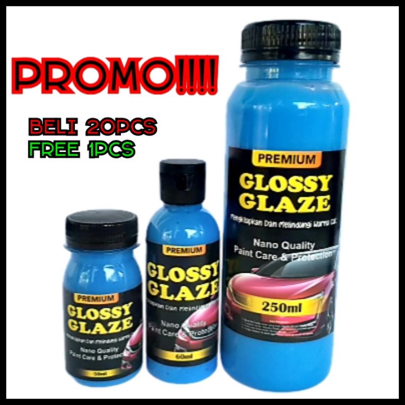 GLOSSY GLAZE Pengkilap body, Pengkilap cat motor &amp;Mobil 250ml