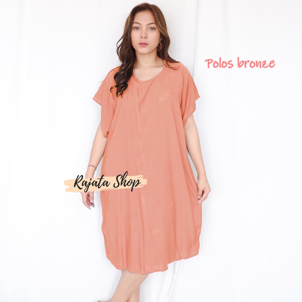 Daster Bali Dress Bali-DST POLOS BRONZE