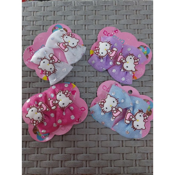 jepitan rambut anak hello kitty