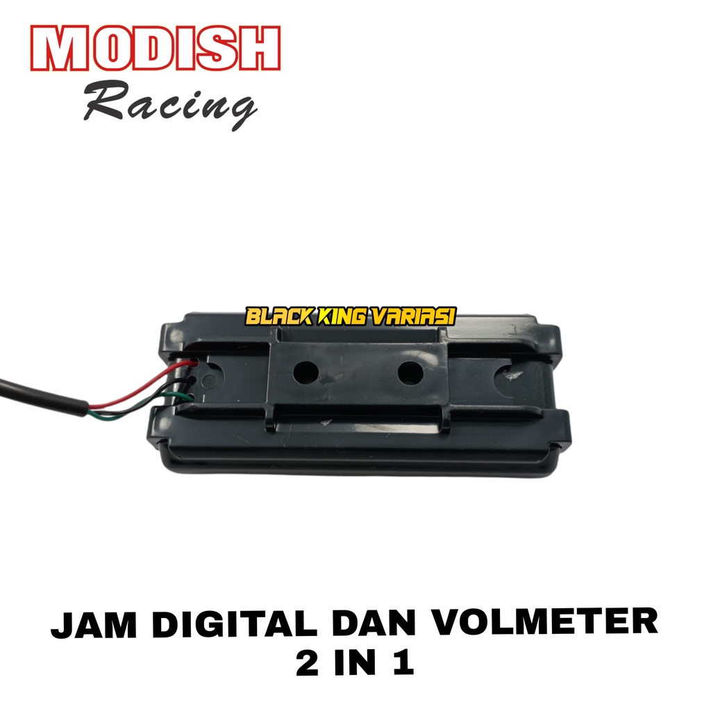 Jam Digital Dan Volmeter 2 in 1 Waterproff 12 NMAX.PCX.MIO.VARIO DLL