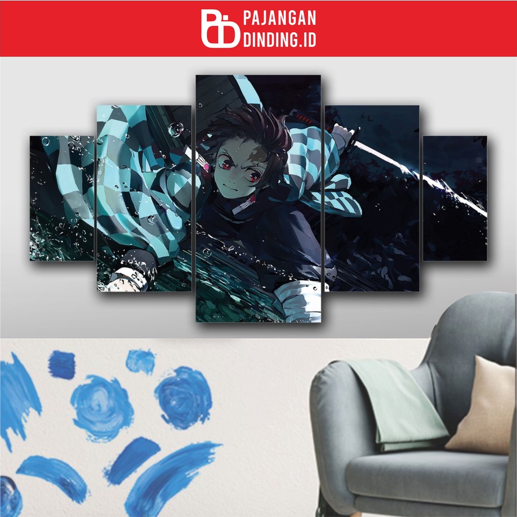 1 Set hiasan dinding anime