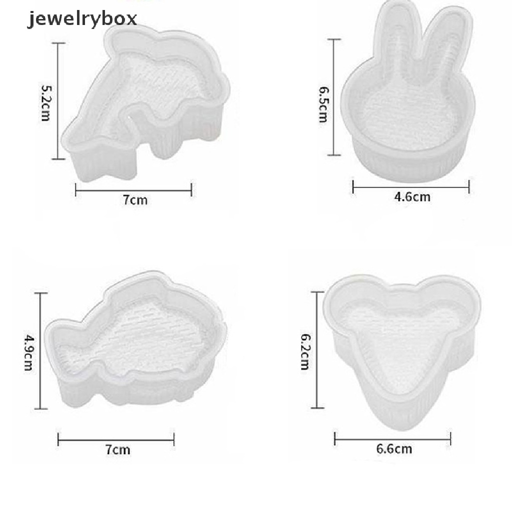 (jewelrybox) Cetakan Sushi Bentuk Ikan / Kelinci / Lumba-Lumba Untuk Dapur