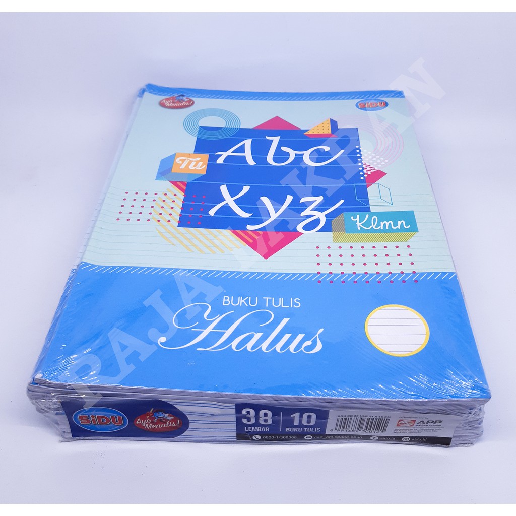 Buku Tulis Garis Halus SIDU / Garis 3 / Sinar Dunia EB 38 HLS-1