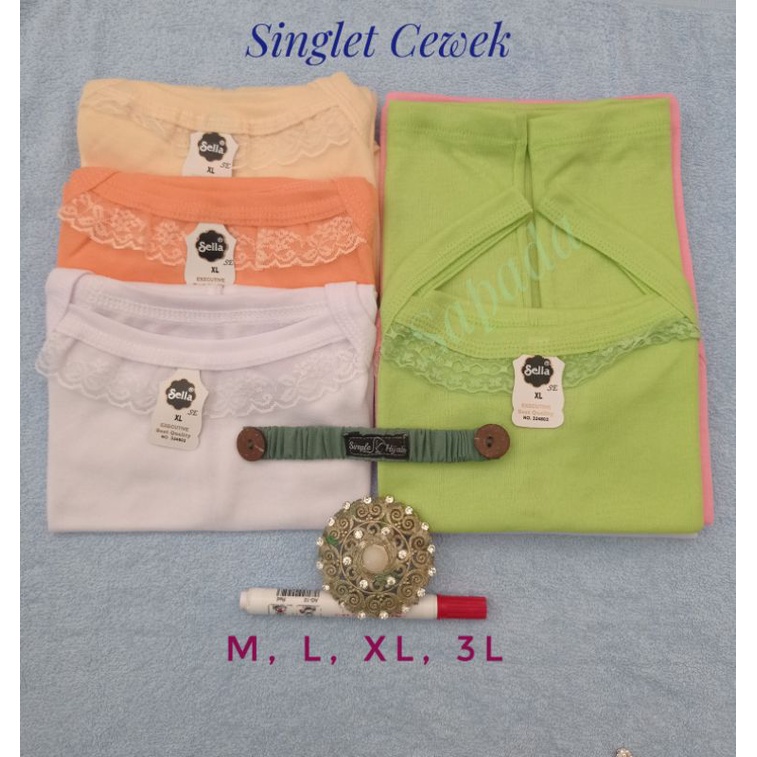 Tanktop Anak Perempuan, Singlet Anak Lusinan, Singlet Anak Perempuan & Remaja. Kaos Singlet Anak