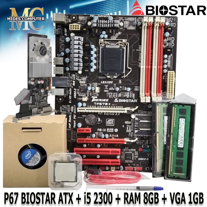 Motherboard Intel 1155 P67 ATX BIOSTAR