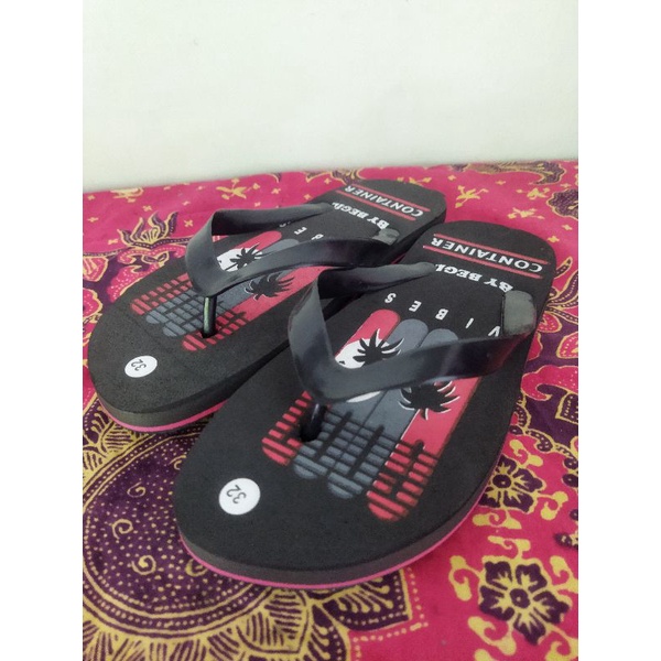 sandal anak jepit laki laki distro 33-37