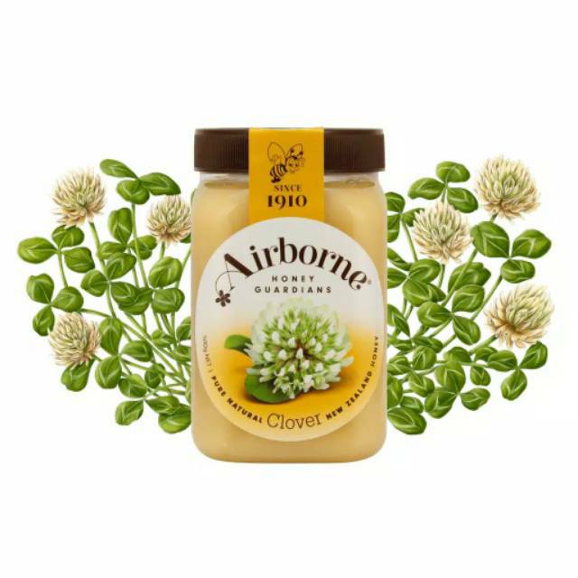 Airborne Madu Clover Honey 250 / 500 gram 500g 500gr