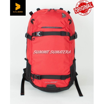 KALIBRE BACKPACK GRAPHITE 03 22L, RED-BLACK 910484 | RANSEL PRIA