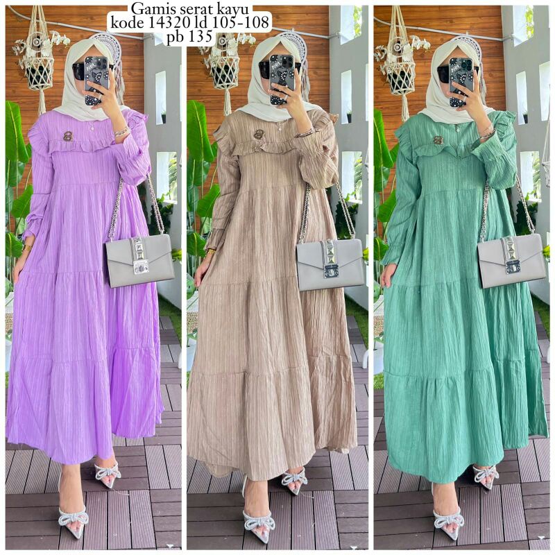 Gamis Serat Kayu
