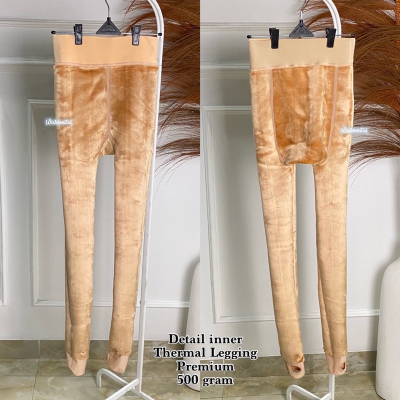 Thermal legging import (bukan local) winter 500 700 gram premium jumbo big size celana musim dingin Julia