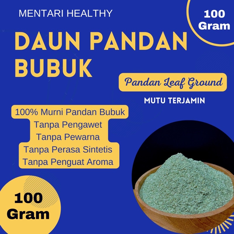 Daun Pandan Wangi Bubuk 100Gram