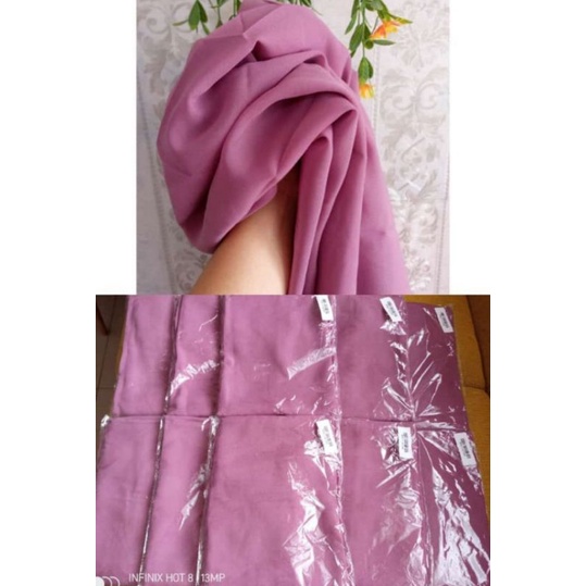 Pashmina Square Warna Dusty Purple