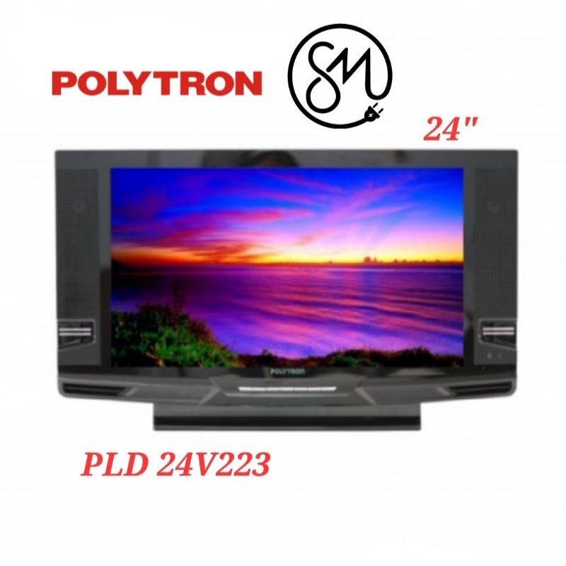 LED TV Tabung Polytron PLD 24V223 24 inc Digital