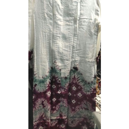 couple kaftan motif jumputan