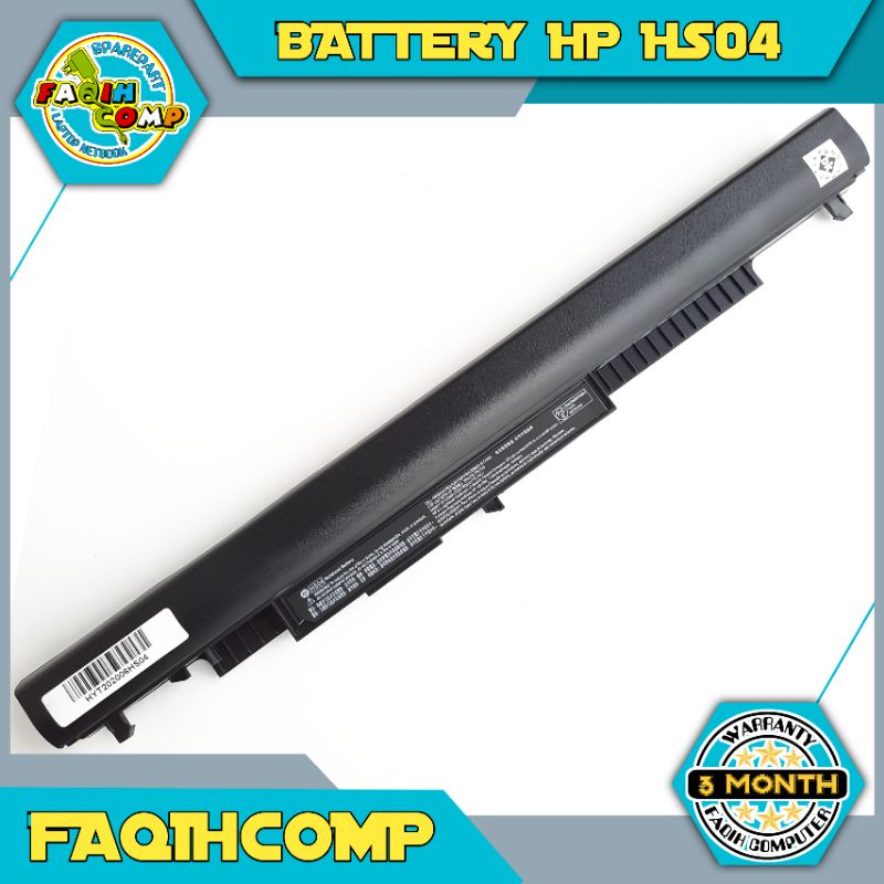 Batre Baterai Laptop HP 14-an004au HS04 ORIGINAL Bergaransi