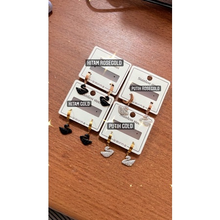 Anting Gantung Angsa Titanium