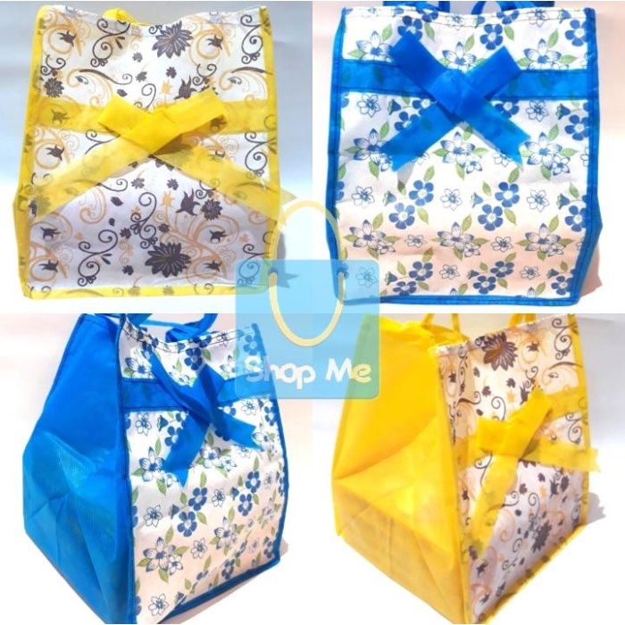 

Ginger- Goodie Bag / Tas Kain Spunbond Pita / Tas Hajatan 20x20 cm