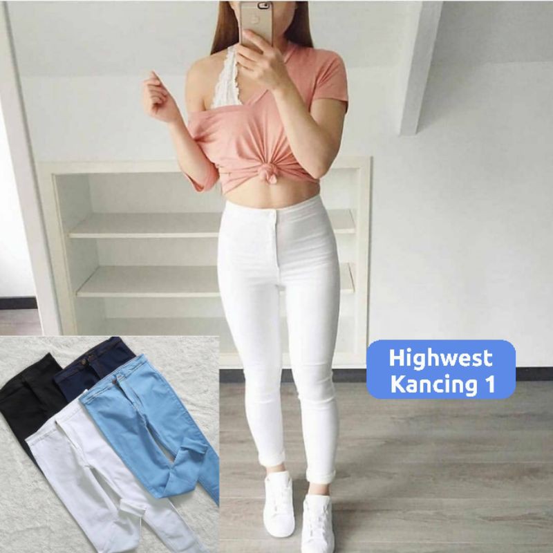 KIRANAOFFICIAL - ( COD ) Celana jeans high waist ( C06 )