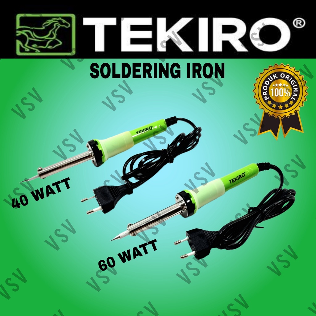 TEKIRO Solder 40Watt 60Watt Alat Solder Listrik Soldering Iron