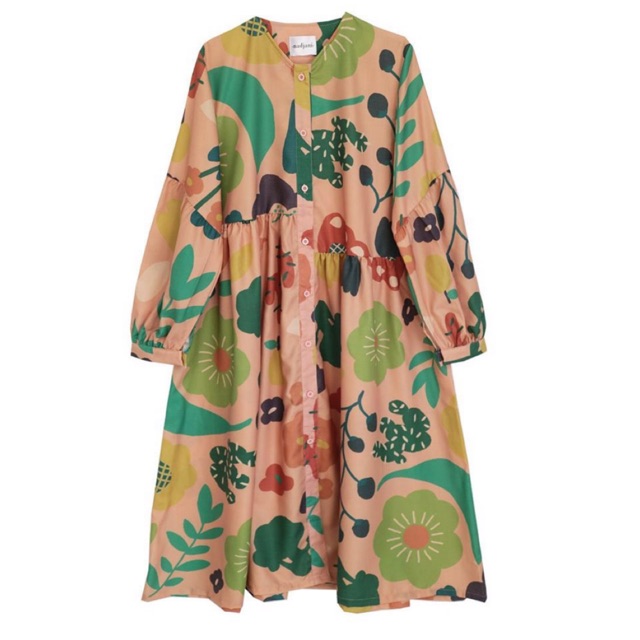 Tine Dress - Peach by Nadjani Indonesia