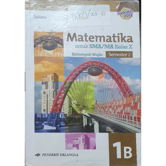Buku MATEMATIKA kelas 10 Erlangga