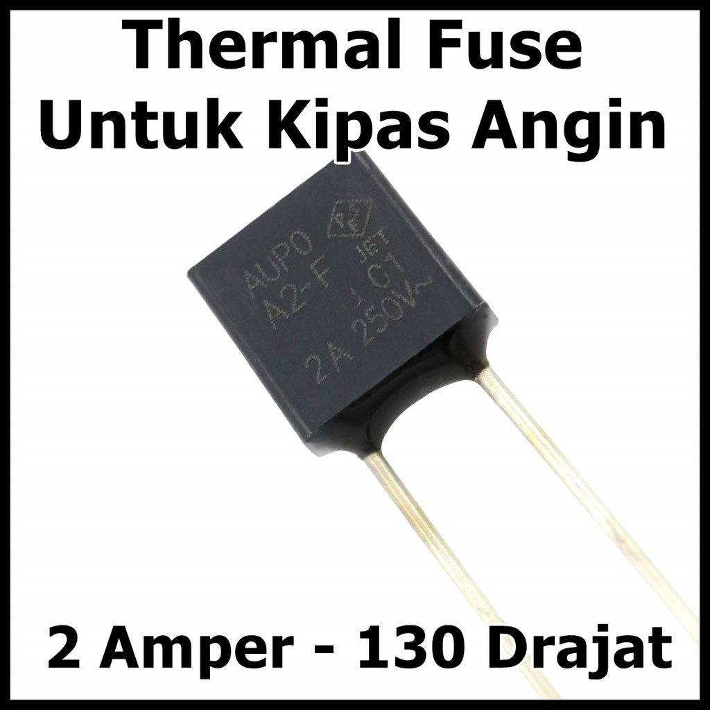 Thermal Fuse Kotak 130 C untuk kipas angin Berkualitas