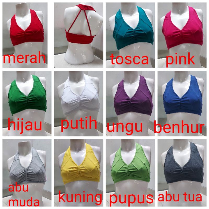 bra senam bh senam baju senam wanita baju katun spandex senam bra senam atasan baju senam