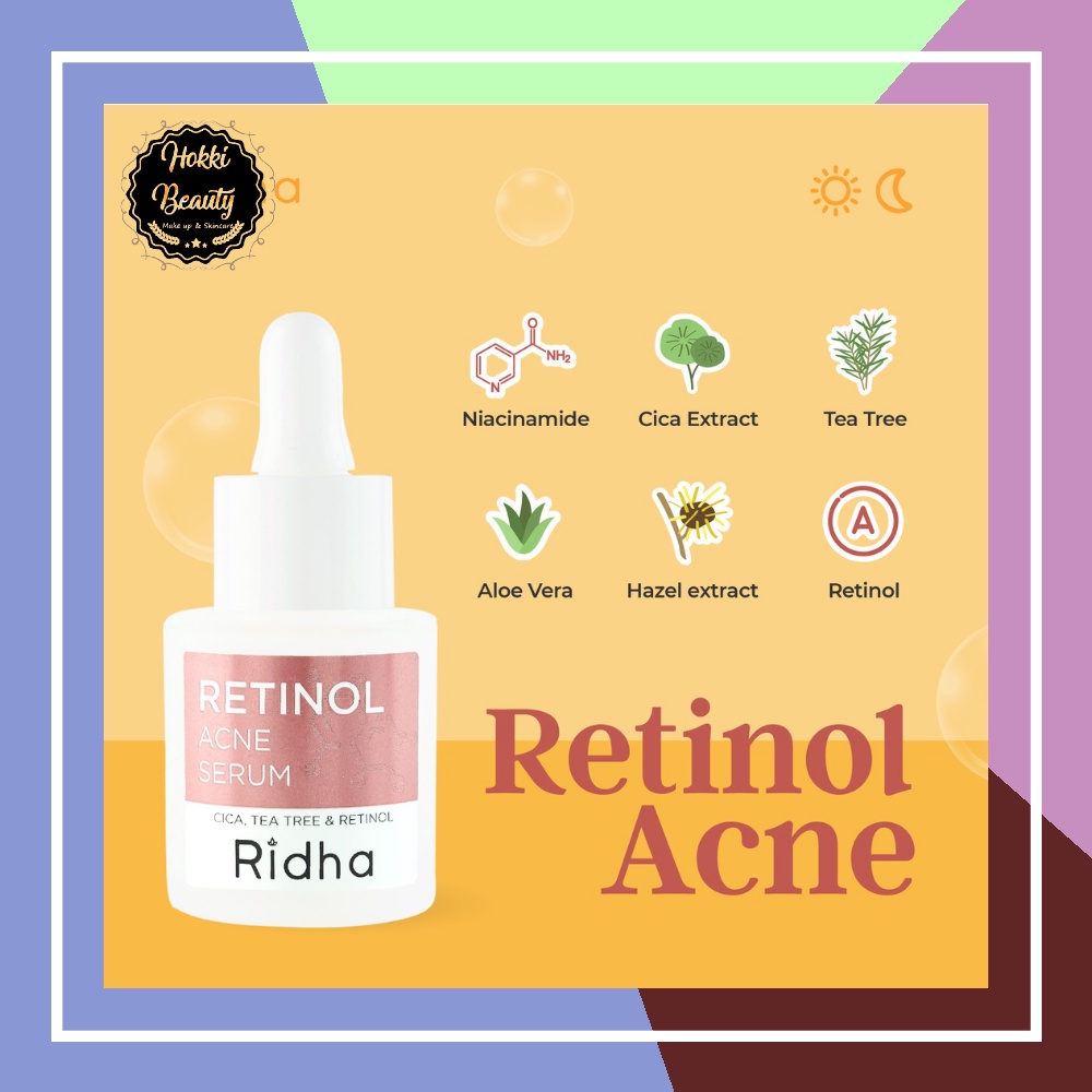 RIDHA Galacto Rejuvenating Serum - RETINOL ACNE SERUM - Whitening Serum