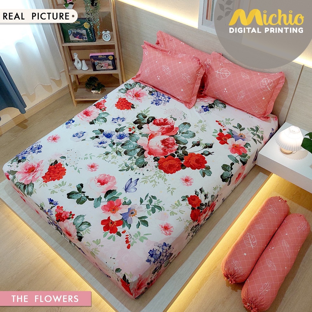 SPREI MICHIO PANEL TINGGI 30 THE FLOWERS 180X200X30 DAN 160X200X30