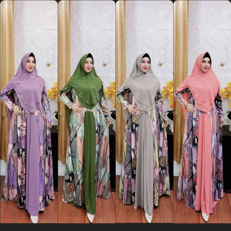 Sainida / Sianida series by Yumna Syar'i ORI Hijab Gamis Kekinian BestSeller Terlaris Termurah Origi