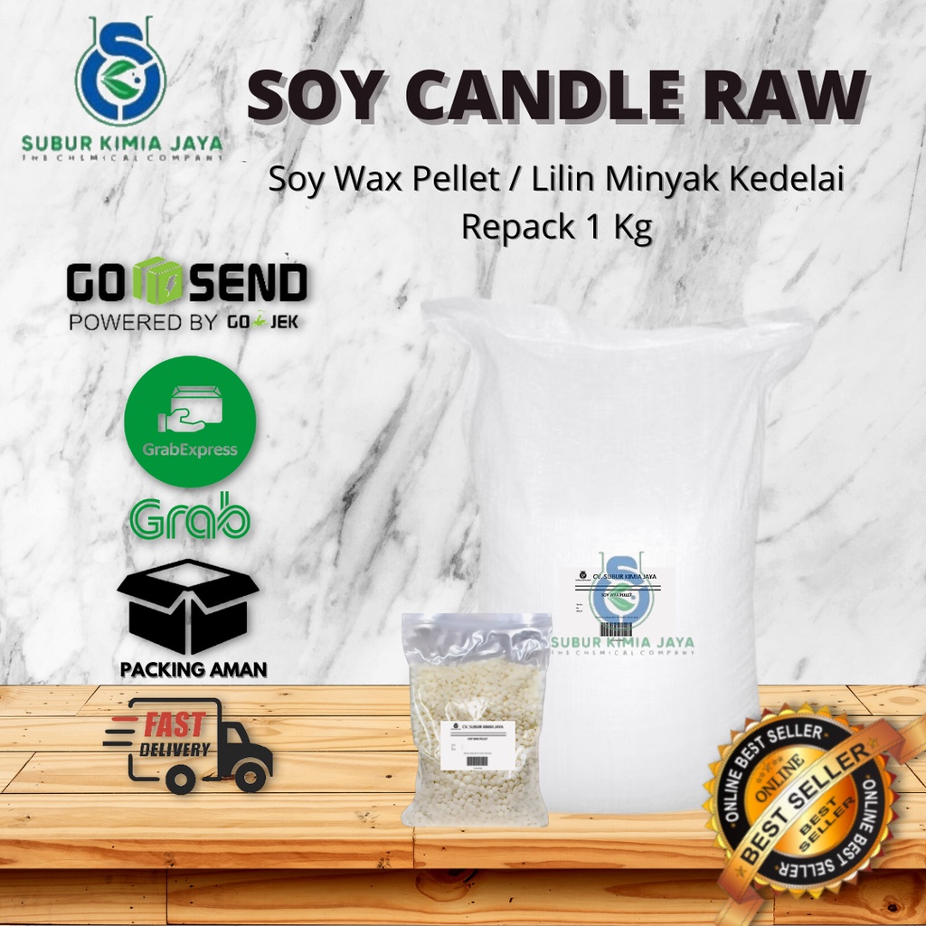 

Soy Wax Pillar Lilin Pillar Dekorasi 1 KG Premium