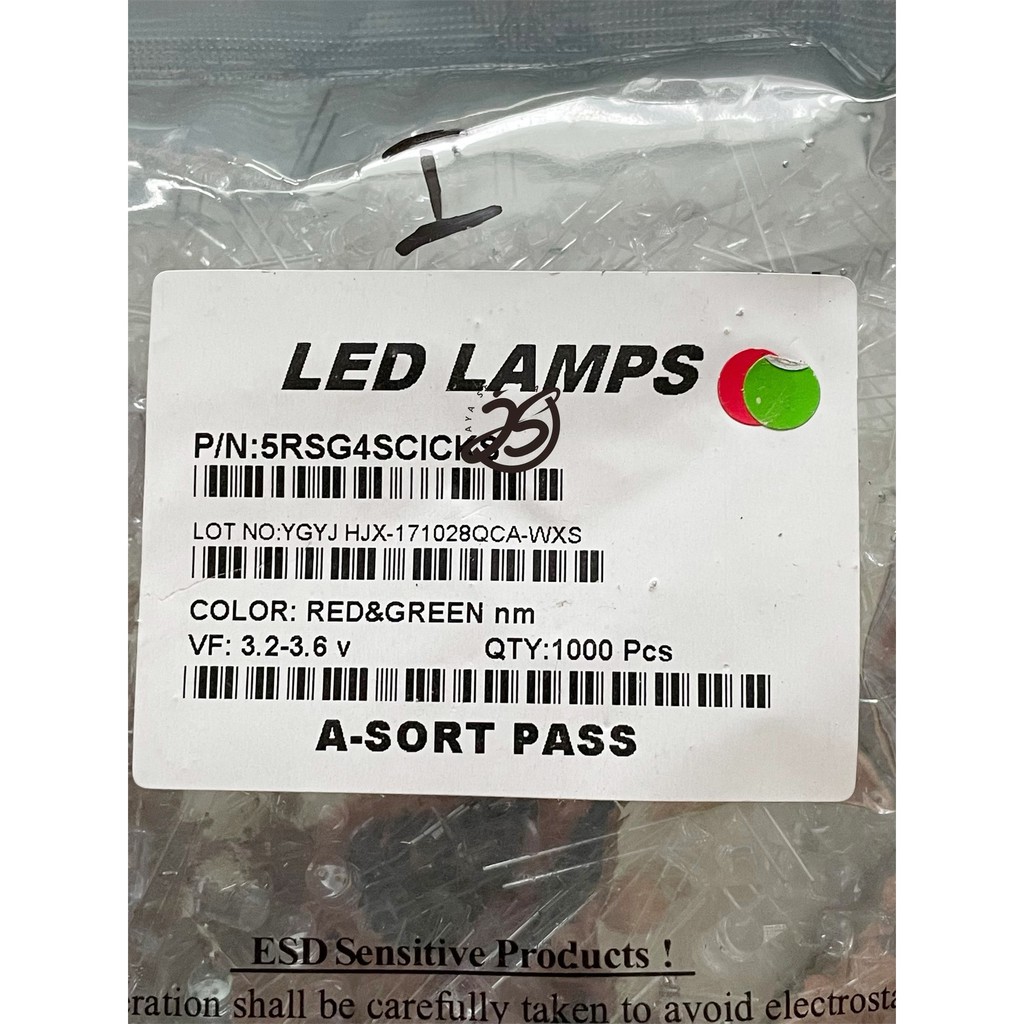 LED 5MM MERAH-HIJAU RG LED RG 5mm SUPER 1000pcs LED DISCO LED LAYANGAN