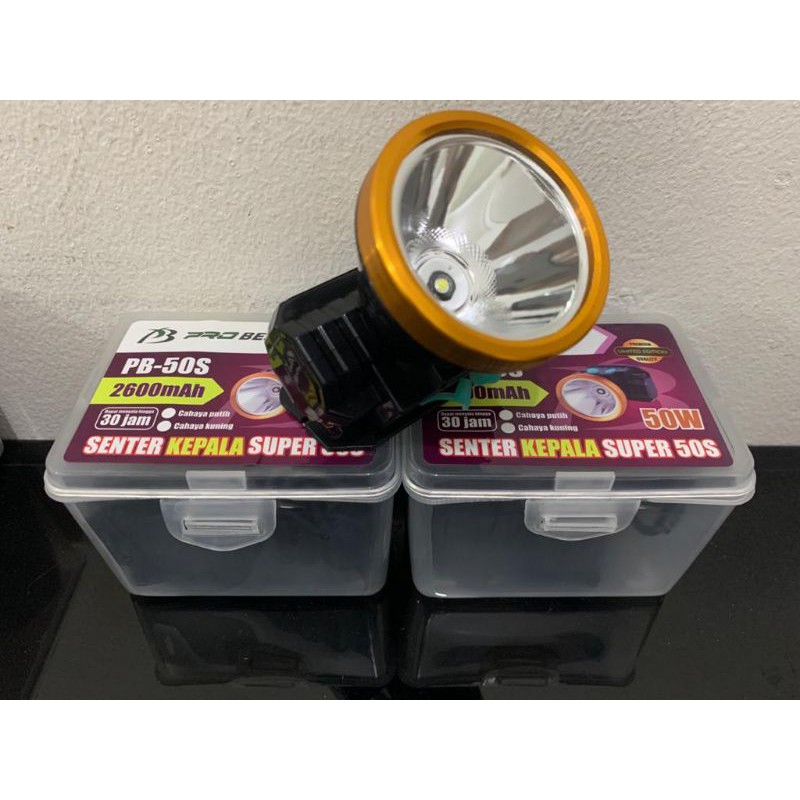 Lampu Senter Kepala Mini 50W 50 Watt Head Lamp Led