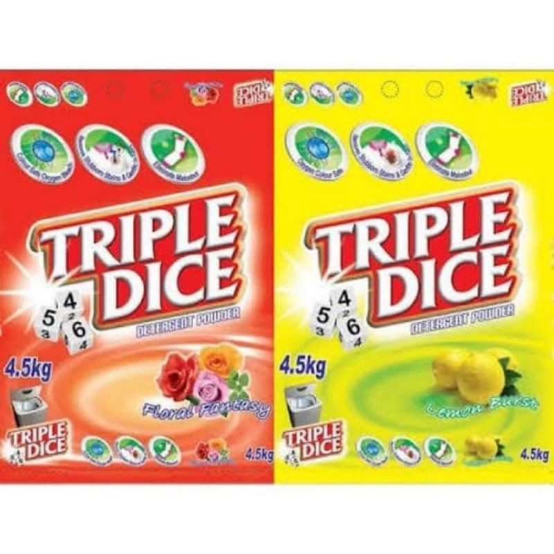 TRIPLE DICE DETERGEN 4,2KG DADU DETERJEN