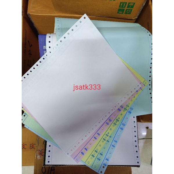 

Continuous Form Paper Print 9,5 x 11 Ukuran 5 Ply Full