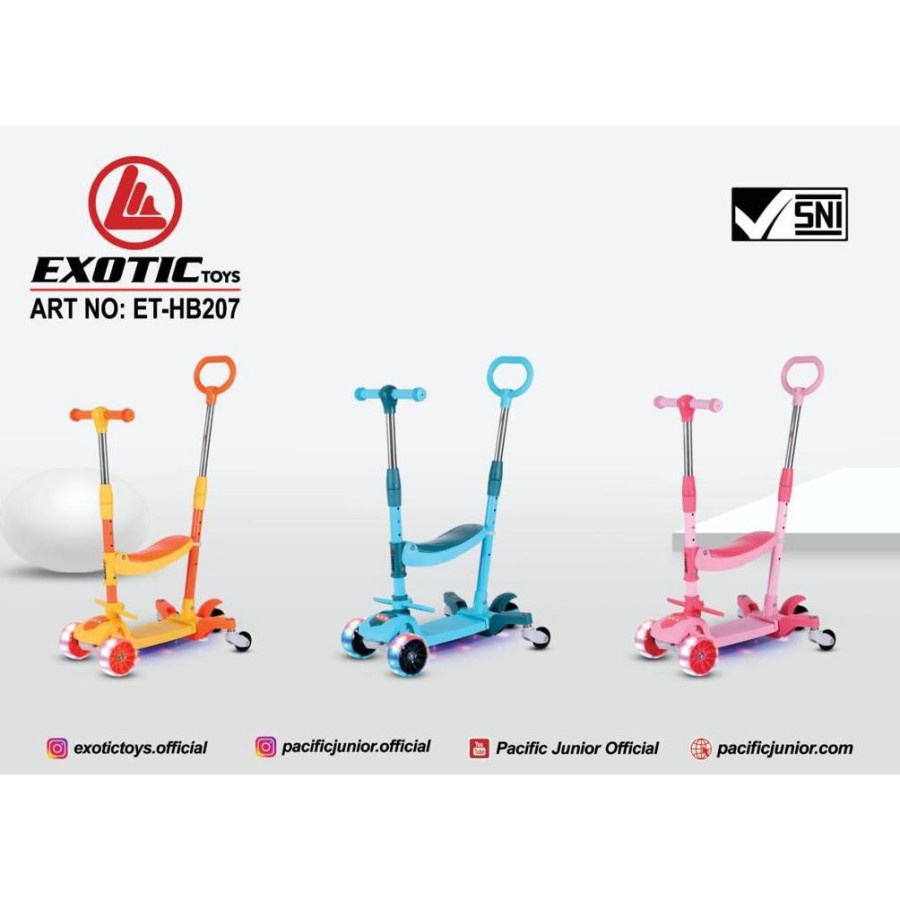 EXOTIC SCOOTER HB207 W/ SEAT MUSIC TONGKAT STIR