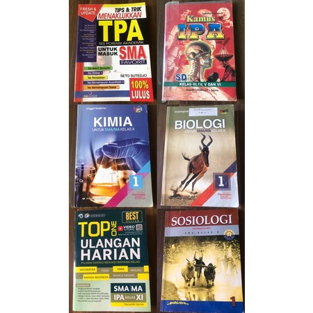 

PRELOVED BUKU PAKET SMA dan SMP