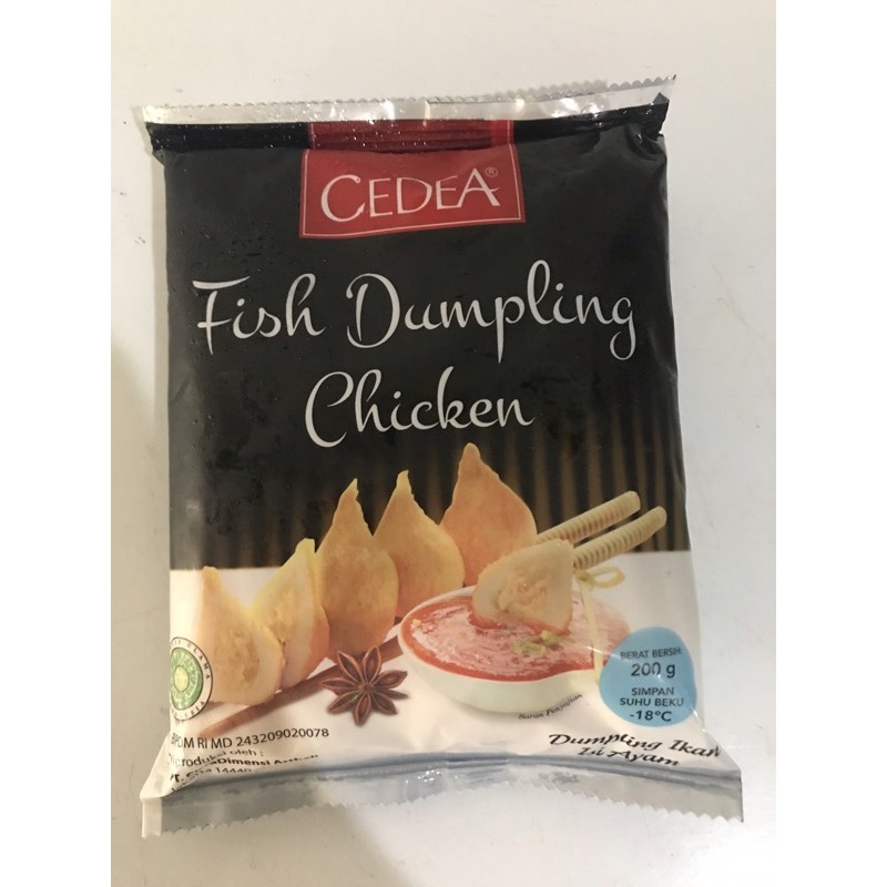 

Cedea Fish Dumpling Chiken 200 gram /baso ikan Isi Ayam/bakso ikan/frozen