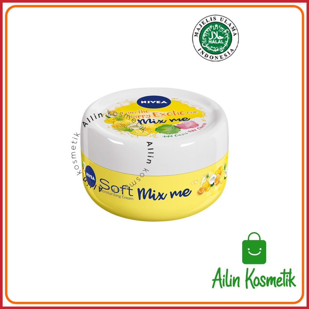 NIVEA Soft Cream ORIGINAL BPOM / Moisturizer Pelembab Wajah Dan Badan by AILIN