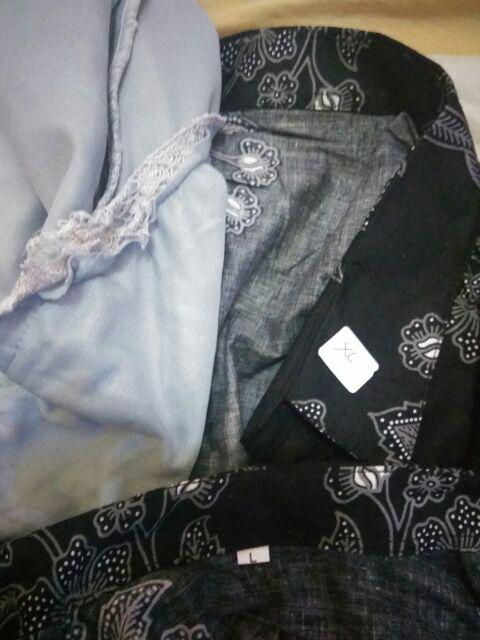 Batik Couple Monaka Brokat Kekinian Pakaian Modern Broklat Brukat Kondangan Kerja Pager Bunga