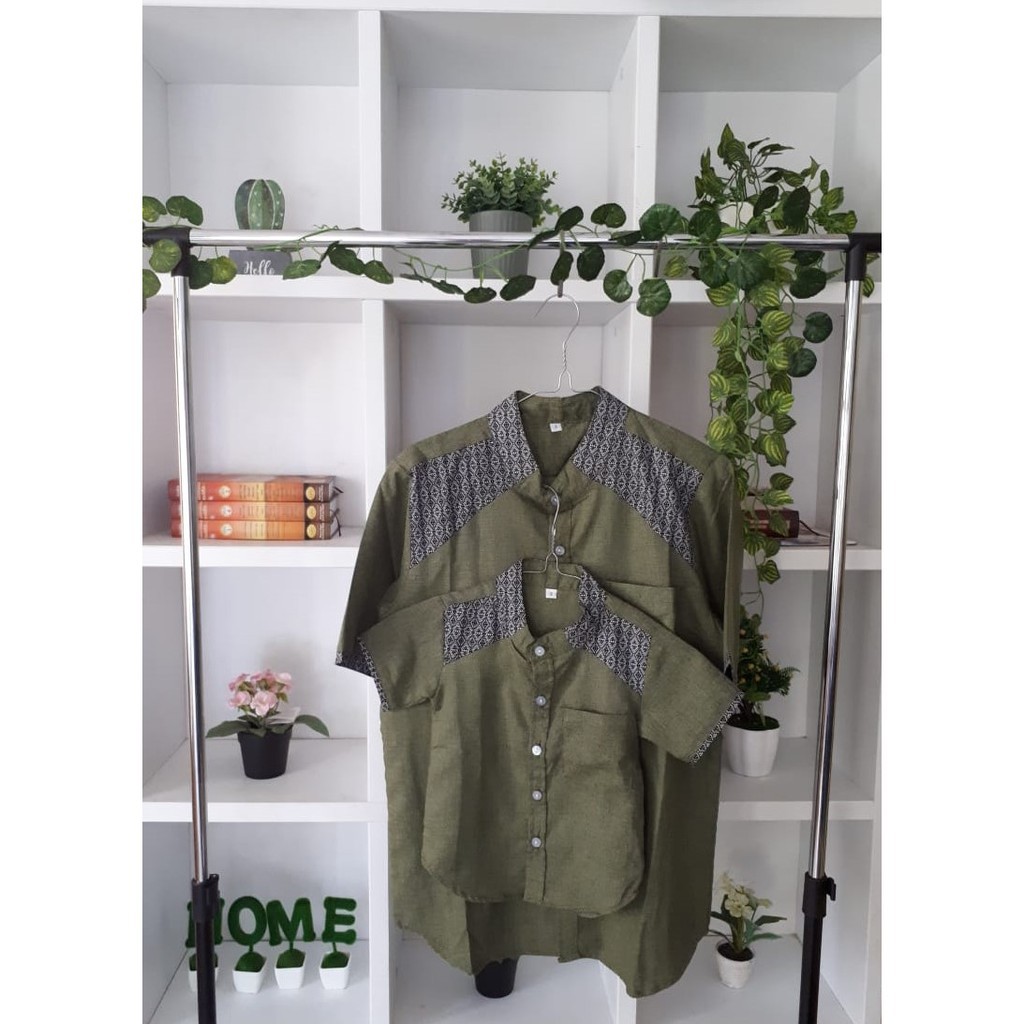 Koko Couple Ayah Anak Katun Madinah Olive