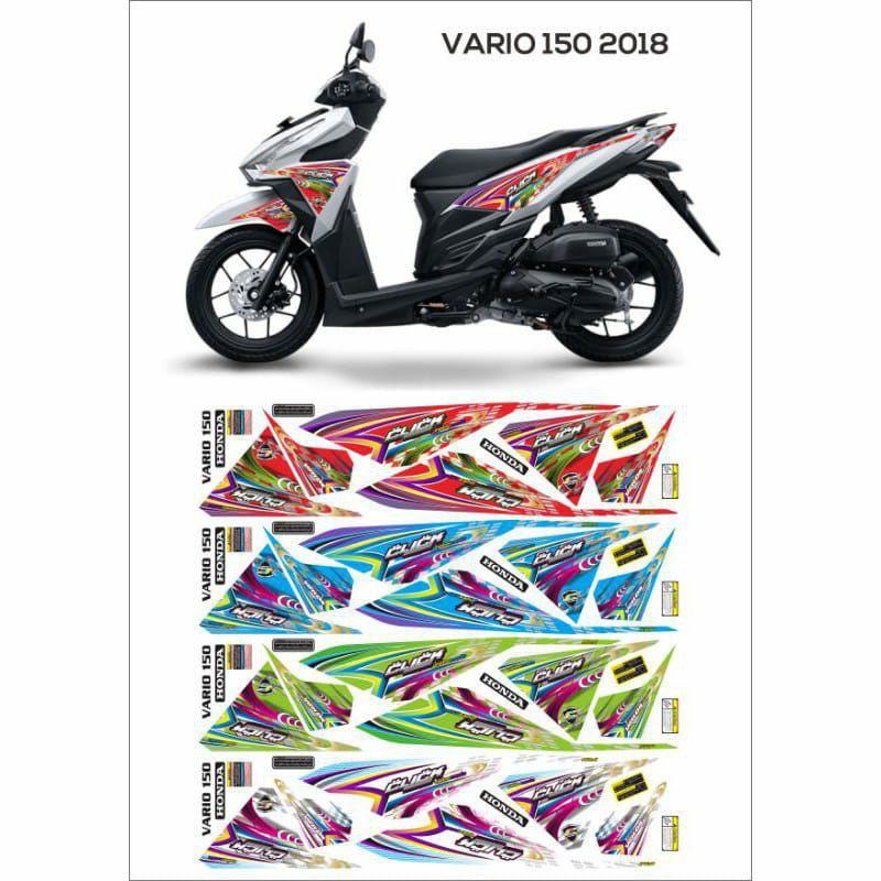 STIKER STRIPING MOTOR VARIO 150 (2018) #printing
